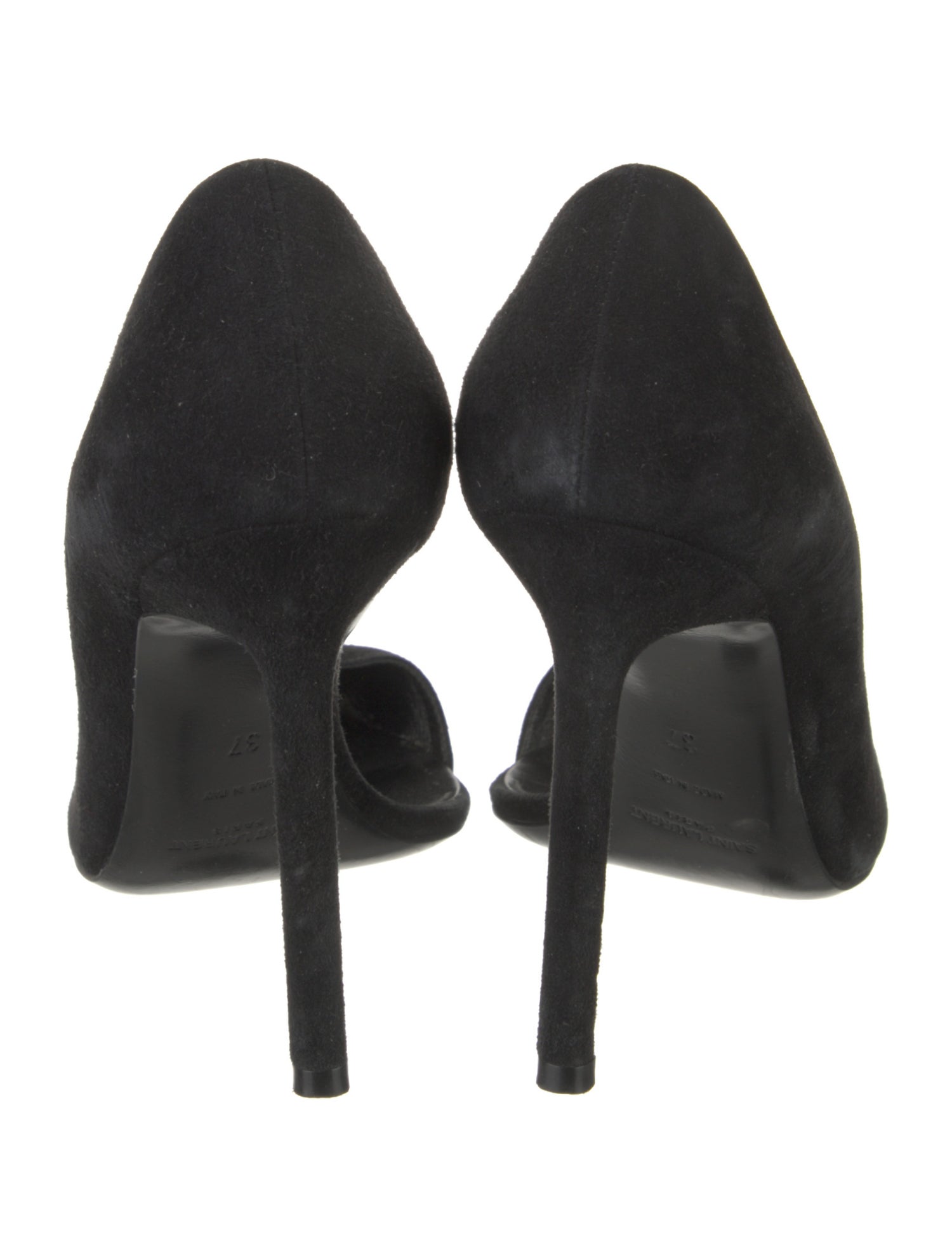 Saint Laurent Suede D'Orsay Pumps